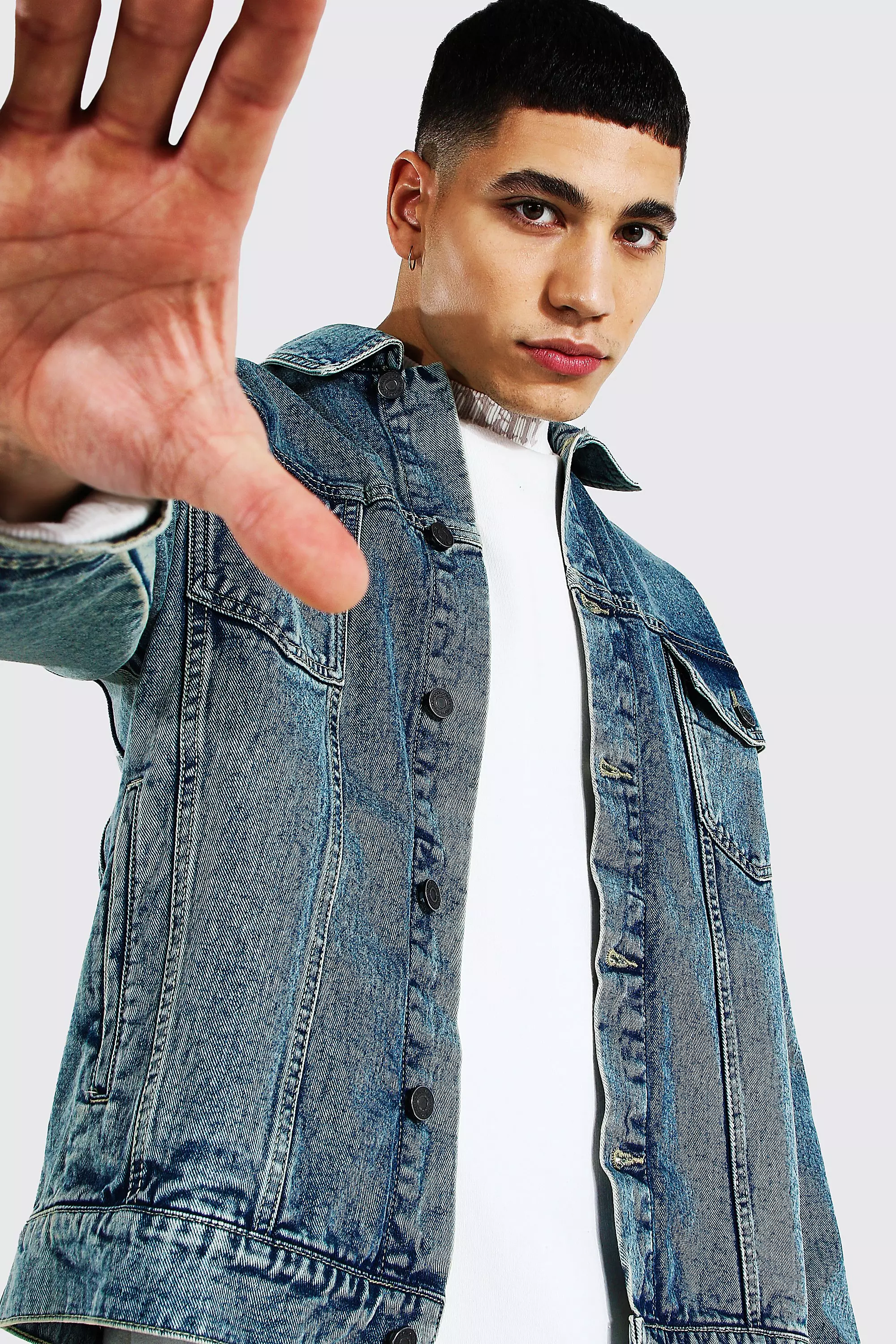 Boohooman on sale jean jacket